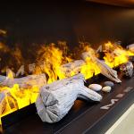 1200mm 47'' Digital Display Water Steam Fireplace LED Modern No Heat