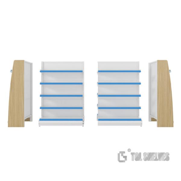 Buy cheap Gondola Display Rack Shelves Powder Coating For Supermarket from wholesalers