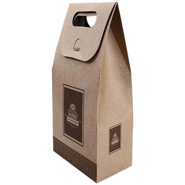 kraft gable box for sweet food Custom gift packaging gable box Wedding gable