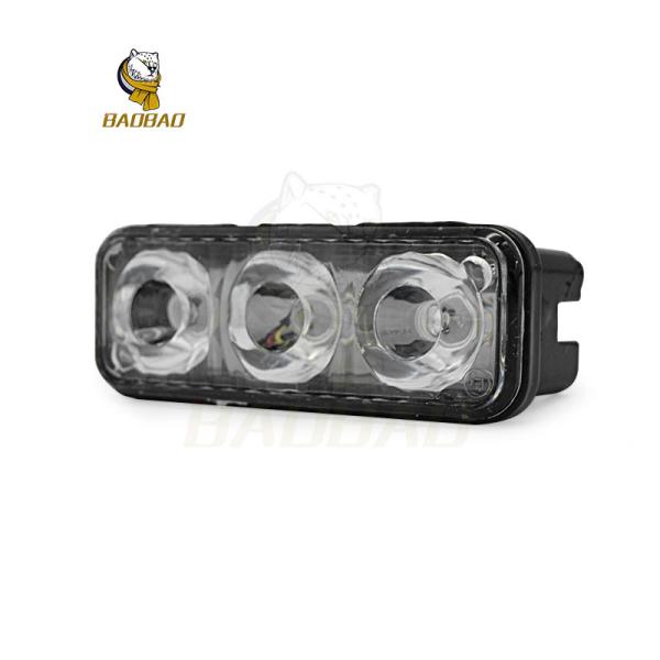 Buy cheap 3 Beam Aluminum Red Blue Flash Universal Motorcycle LED Work Light Car Light from wholesalers