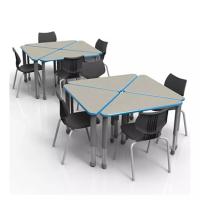 Buy cheap Diamond Open Front School Desks School Furniture Desk Chair For Students product