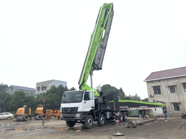 Buy cheap Heavy Duty Zoomlion 180m3/H 56m Boom Concrete Truck from wholesalers