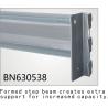 Buy cheap Adjustable Heavy Duty Steel Shelving Units 12 Ga Z Formed Beam 60 Inch Long from wholesalers