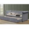 Buy cheap Grey Colour Multifunctional Upholstered Trundle Daybed With Storage from wholesalers
