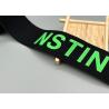 Buy cheap 40mm Black Renewable Printed Elastic Band Glossy Logo For Clothing from wholesalers