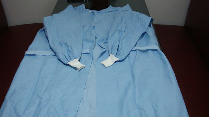 Urology Surgery Green Surgical Gown Non Woven Fabric Material Anti - Pull