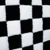 Buy cheap 320gsm Checkerboard Pattern Faux Fur Throw Weighted Faux Fur Blanket from wholesalers