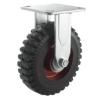 Buy cheap Red Rim Core Black Rubber Heavy Duty Caster Wheels 5 Inch from wholesalers