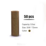 Custom Recycle Black Deodorant Containers Packaging Paper Tubes For Cream