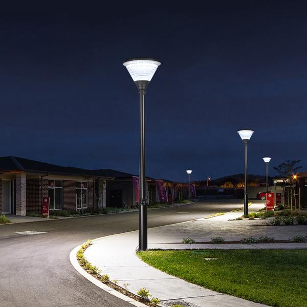 Buy cheap Outside Waterproof Solar Pillar Light Lamp Landscape Post Garden Outdoor 9000K from wholesalers