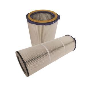 Pleated 335mm Industry Collector Dust Filter Cartridges Polyester Air Filter
