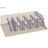 Buy cheap Anti - Rust Industrial Mezzanine Floor Capacity 1000-5000kgs Depth 1350mm from wholesalers