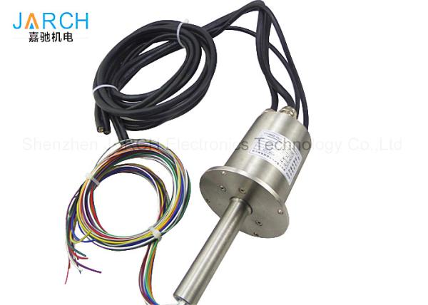 Buy cheap SS136L IP68 FCC Through Bore Electrical Slip Ring 12 Signals 300RPM Waterproof from wholesalers