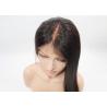 Buy cheap Raw Indian Full Lace Human Hair Wigs Silky Straight Wave Medium Brown Lace from wholesalers