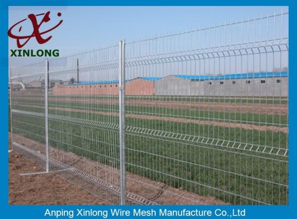 Buy cheap 3D Curved Green Pvc Coated Wire Mesh Fencing For Highway Sport Field Garden from wholesalers