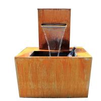 Buy cheap Free Standing Rusty Vertical Corten Steel Water Feature Fountain product