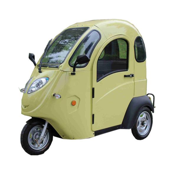 Buy cheap EEC Motorized 3 Wheel Electric Tricycle 800W 72V 20AH With Enclosed ABS Cabin from wholesalers