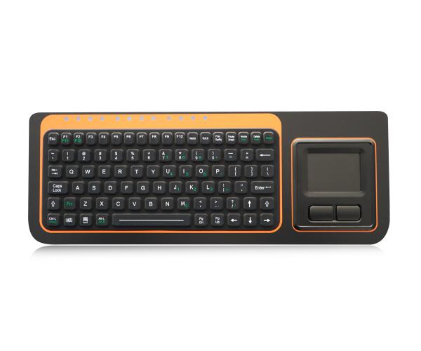Buy cheap Ruggedized Tough Industrial Silicone Keyboard With Sealed Touchpad from wholesalers
