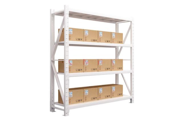 Buy cheap Warehouse 2000mmx600mmx2000mm 4 Tier Storage Shelves 24kg Net Weight from wholesalers