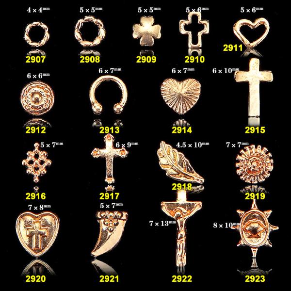 Buy cheap NEW Arrival 10*4*MM God 3D Nail Sticker Fashion Metal 3D Nail Stickers Nail Art Jewelry Decoration from wholesalers