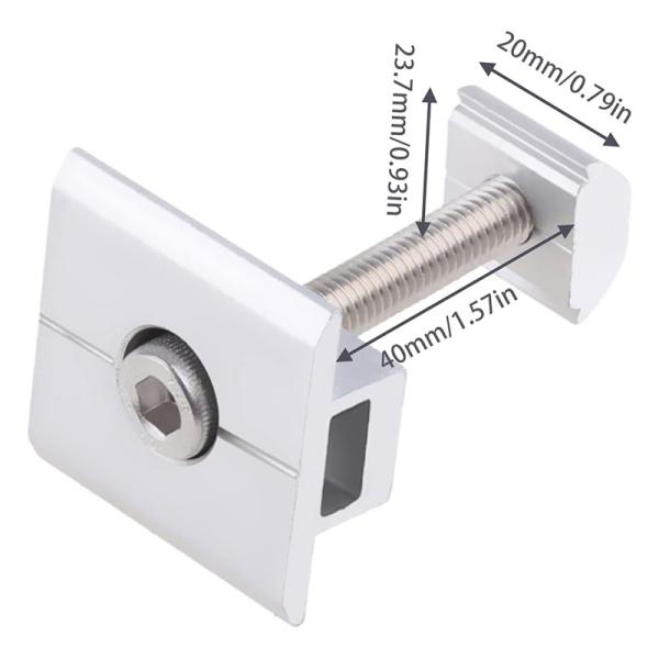 Buy cheap 3.0mm-4.5mm Stainless Steel Solar Mounting Clamps High Performance from wholesalers