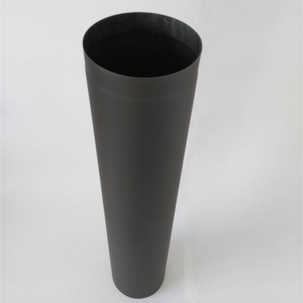 Buy cheap 1000mm Length Black Chimney Pipe Single Wall Flue 316 Grade Stainless Steel from wholesalers