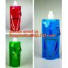 Buy cheap Soft Foldable Water Bags Sports Bottle Drinking Water Bag,500ml Foldable Flexible Water Bag Customized Collapsible Reusa from wholesalers