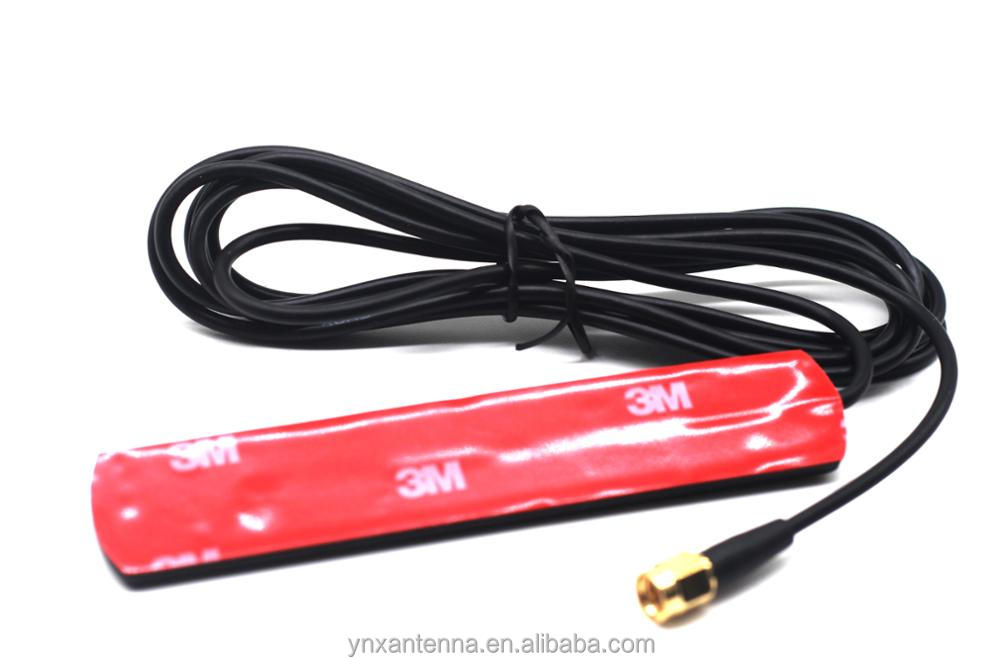 5 dBi Gain Black Radome Adhesive Patch Antenna for 4G LTE 698-2700Mhz Network Coverage