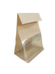 285*145*100mm Paper Bread Packaging Bags With Window Strong Air Barrier