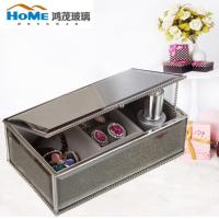Buy cheap Personalised Mirrored Glass Jewellery Box / Glass Jewelry Case Organizer 192*116 product