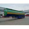 Buy cheap 3axles 40000-60000 Liters Heavy Duty Petrol Transport Oil Fuel Tank Trailer with Grade 12t from wholesalers