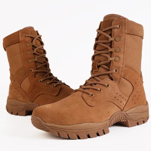 Buy cheap Tactical Boots Military in Black Cowhide Rubber for Outdoor Adventures from wholesalers