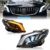 Buy cheap Headlight Assembly For Mercedes Benz VITO V Class 2016-2020 Retrofit Maybach DRL LED Light Yellow Flow Turn V260 from wholesalers