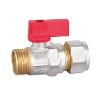 Buy cheap Yuehao Brass Ball Valve Small Mini Ball Valve CE Chrome Plated Handle product