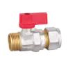 Buy cheap PN20 1/4'' Straight Gas Valve 16 bar With Stainness Steel Handle from wholesalers