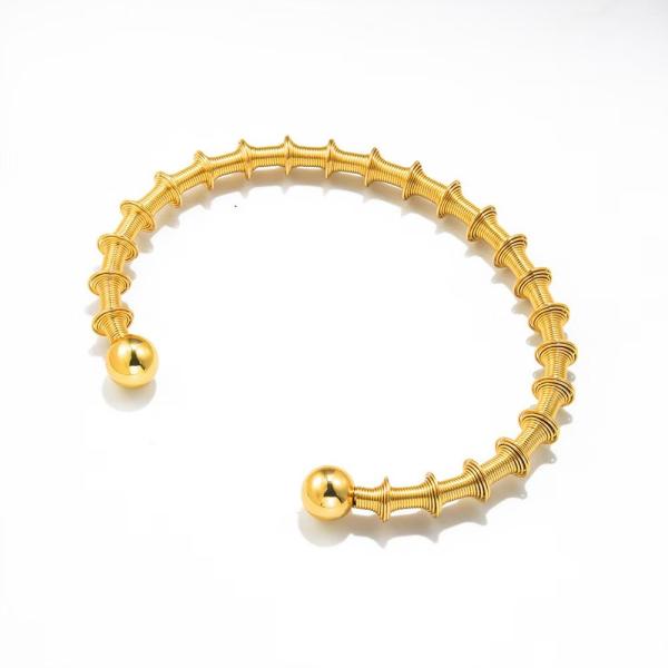 Buy cheap Bamboo-like Golden Bracelet for Women from wholesalers