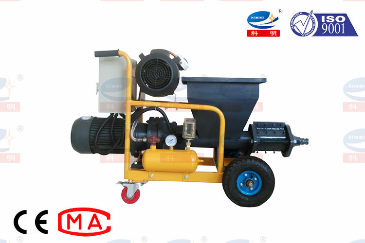 Mortar Spraying Wall Plastering Equipment Screw Type For Slurry Circulation