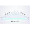 Buy cheap Fine Polished Edge Flat Tempered Safety Glass Shelf for Bathroom Decorative Design from wholesalers