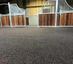 Horse Cow Mats Black Solid Waterproof Moisture Resistant Horse Stable Mats