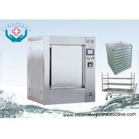 Buy cheap Comply cGMP Regulations SS304 Chamber Large Steam Sterilizer With Safety Piping product