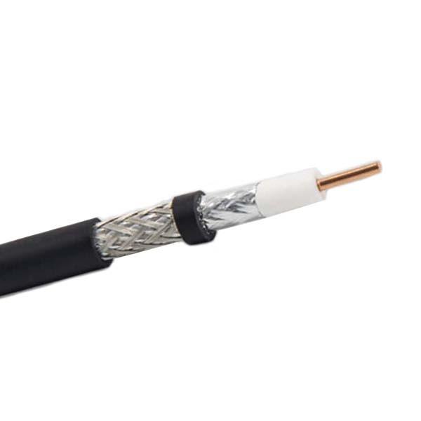 Buy cheap Solid Copper Conductor Coaxial Cable 5DF RG6 RG59 OD7.5MM With PVC PE Jacket from wholesalers
