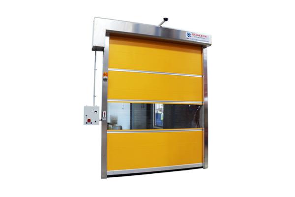 Buy cheap Colorful PVC High Speed Roll Up Door Stronger Wind Bar In External Area from wholesalers
