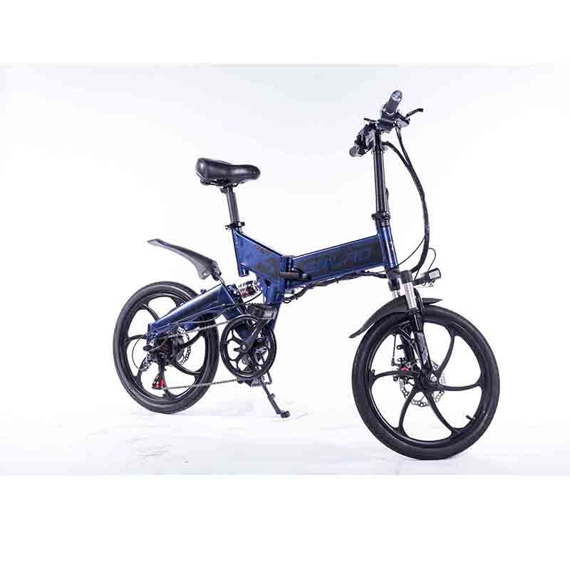 Mens Womens 20 Inch Electric Bike Fold Frame Long Lasting Battery
