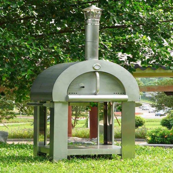 Buy cheap Durable Burning Stainless Steel Wood Fired Pizza Oven 750mm from wholesalers