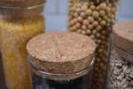 DIY Custom Natural Cork Lids Stoppers For Glass Storage Jars