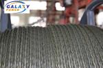 Transmission Overhead Line 18mm Galvanized Braided Steel Wire Rope