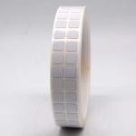 7mmx7mm Permanent Adhesive Label 1.5mil White Matte High Temperature Resistant