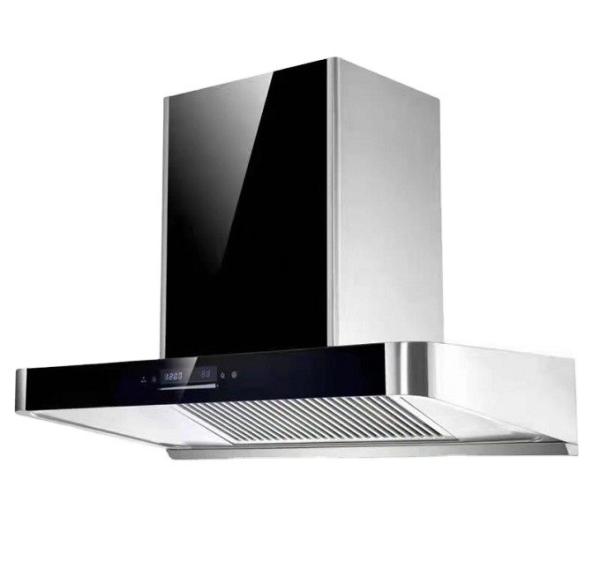 Buy cheap Glass Stainless Steel T Shape Chimney Hood Electric 220V 183W Touch Switch from wholesalers