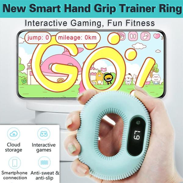 Buy cheap Silicone Grip Circle Adjustable Strength Silicone Grip Training Arm Muscle Strength Rehabilitation Grip Circle Fitness from wholesalers