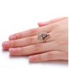 Buy cheap 18K Rose Gold Black Onyx Diamonds Ring Pendant Earrings Jewelry Set (GDSET002) from wholesalers